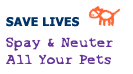 SAVE LIVES... Spay & Neuter All Your Pets!